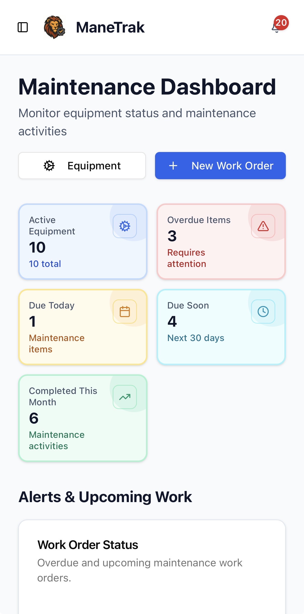 Mobile-responsive dashboard optimized for smartphones and tablets with touch-friendly interface and full feature access on-the-go